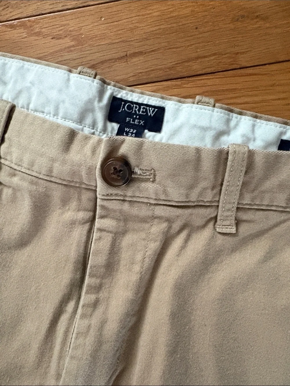 J. Crew Slim Khaki Chino Pants in Light Tan